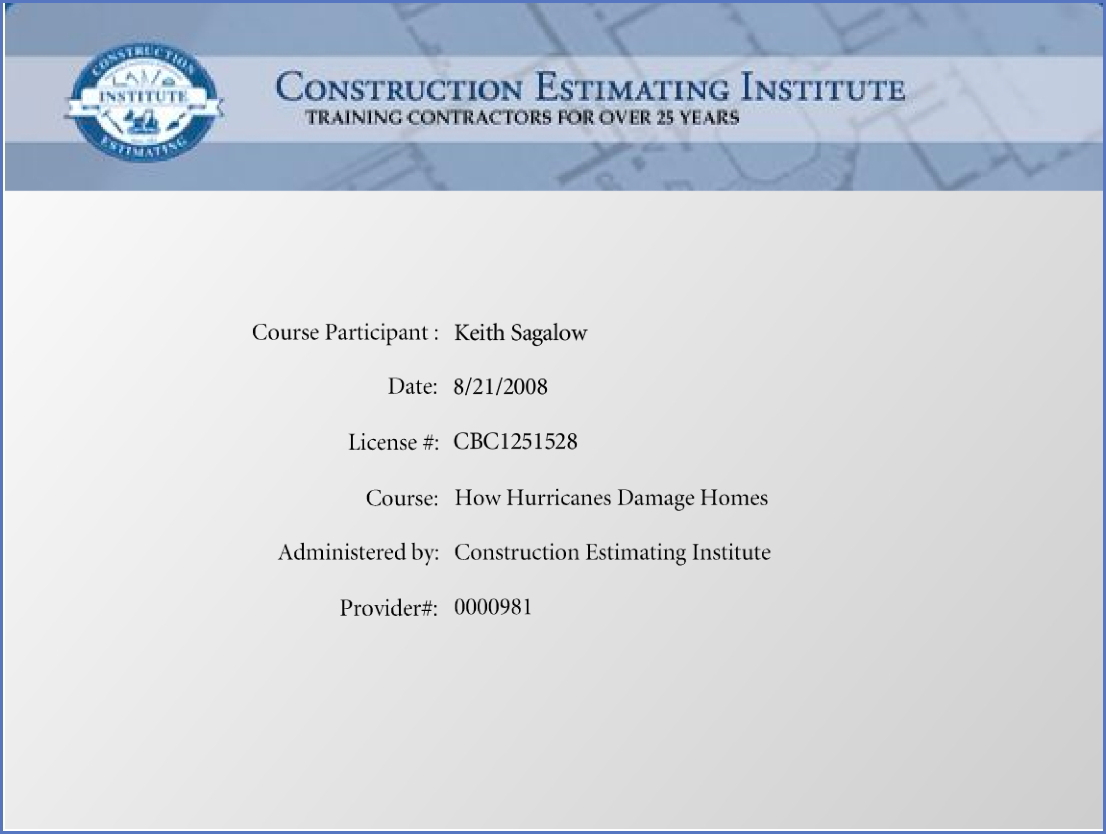 State Certified Contractor